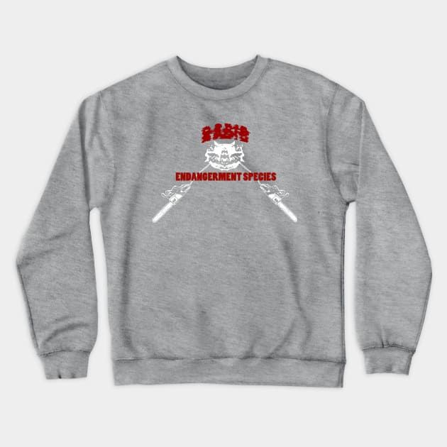 Endangerment Species Crewneck Sweatshirt by Tyler Teej